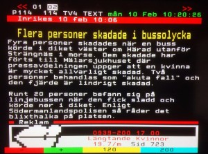 Var det bussen som körde i diket??? Jag tror snarare att det var busschauffören!!! Men pga företeelsen vägsaltningen är det antagligen generaldirektören och infrastrukturministern som är vållande.