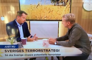 Ygeman i Nyhetsmorgon vill bekämpa terrorism.